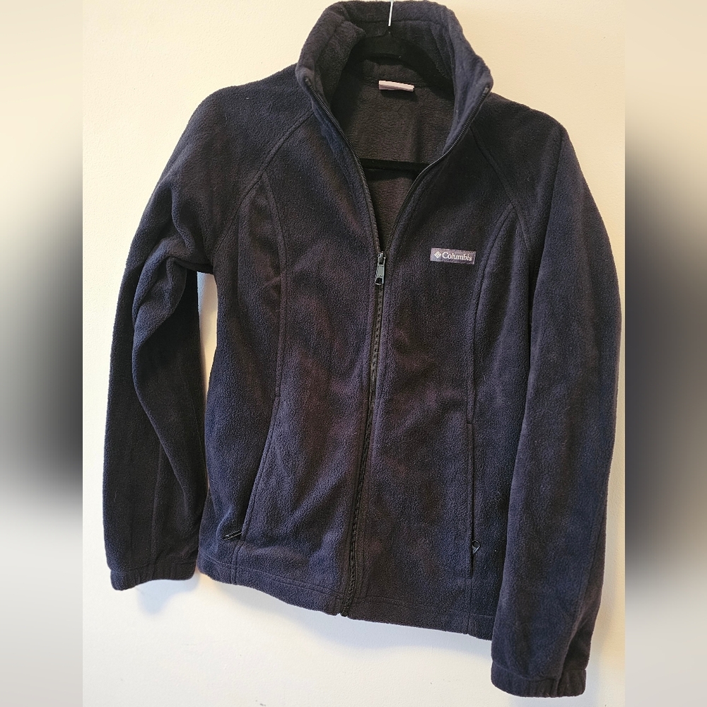 Columbia Black Fleece Jacket size Medium